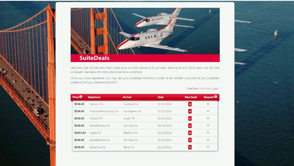 photo 1 - Jetsuite Deal Page